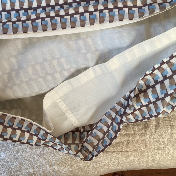 Wow & Flutter Art Deco Print A-line mini jumper w/pockets Large - Picture 11 of 14